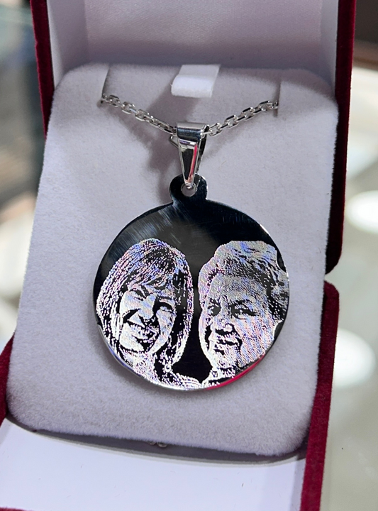 Medalla Disco Fotograbado 34mm