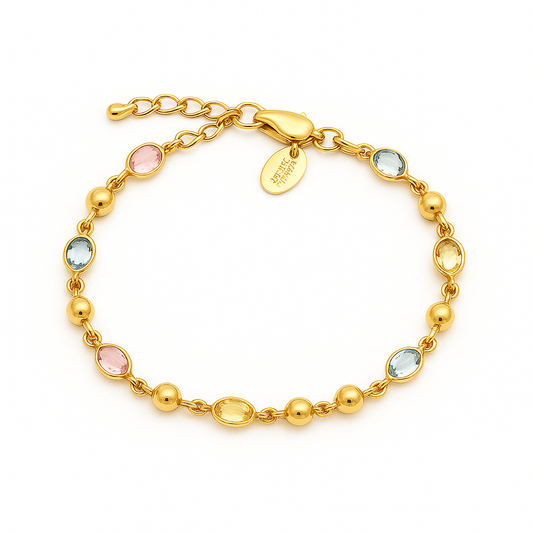 PULSERA CRISTAL SWAROVSKI MULTICOLOR