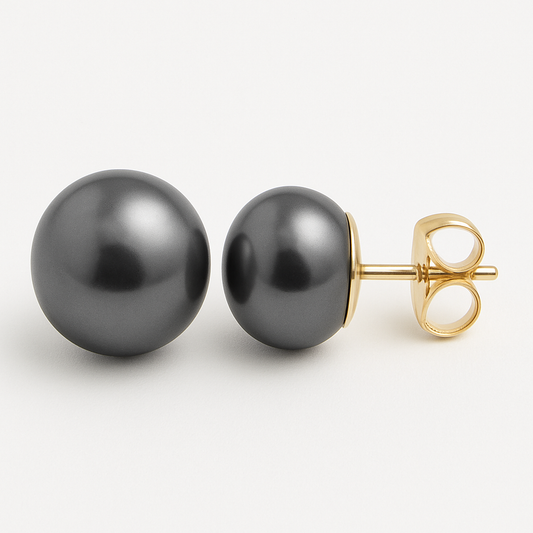 ARO MADRE PERLAS DE MALLORCA NEGRA 9mm