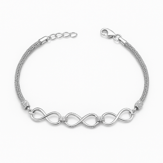 PULSERA TRIPLE INFINITO