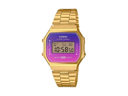 RELOJ CASIO RETRO VINTAGE DORADO UNISEX A168WERG-2ADF